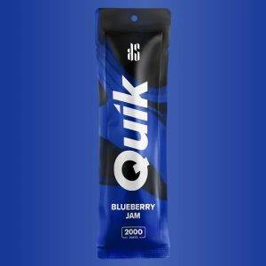 Quik 2000 Puffs E-Zigarette mit Blueberry-Jam-Geschmack