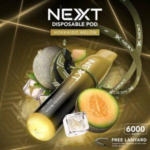 Next 6000 Puffs E-Zigarette mit Melonengeschmack
